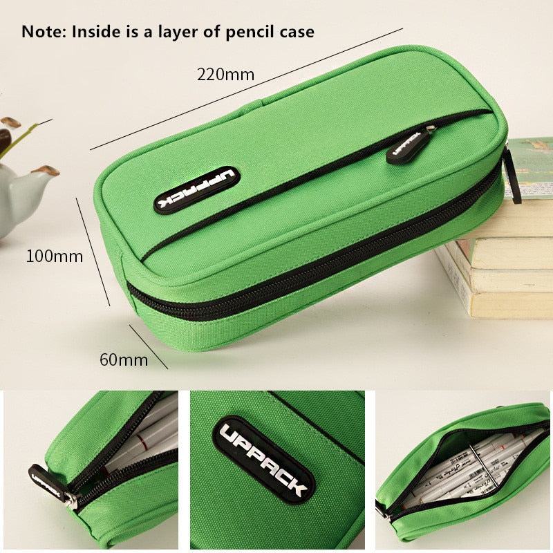 Creative Pencil Case Cute Students Pencil Cases Big Pen Bags Storage Box Boy Girl Kid Large Capacity School Stationery Supplies - Amazhona 