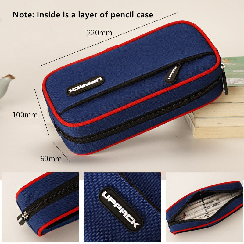 Creative Pencil Case Cute Students Pencil Cases Big Pen Bags Storage Box Boy Girl Kid Large Capacity School Stationery Supplies - Amazhona 