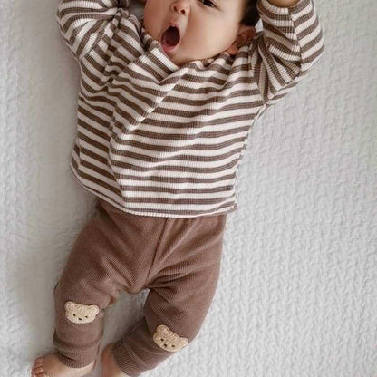 Cute And Comfortable Striped Top For Babies - Amazhona 