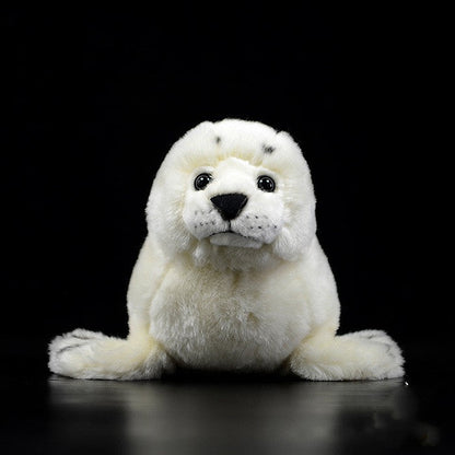 Cute Greenland White Seal Figurine - Amazhona 