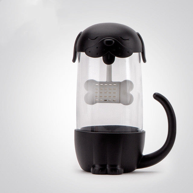 Cute Office Cat Tea Separate Water Cup - Amazhona 