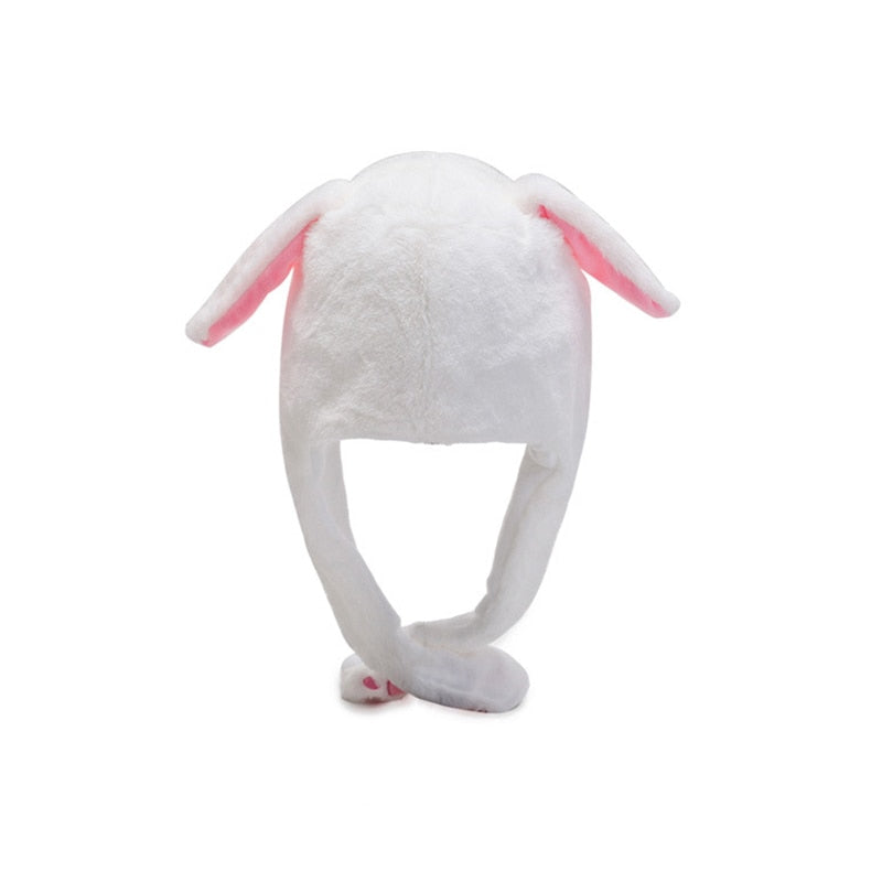 Dancing Rabbit Ear Hat Cute Caps Plush Embroidery Women's Hat Gift For Kids Children Girls Boy Wrap Warm Hat Sombrero Mujer - Amazhona 