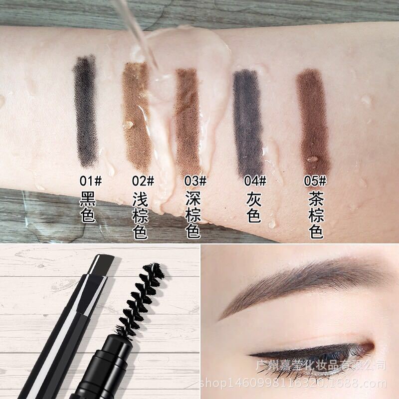 Double eyebrow pencil waterproof - Amazhona 