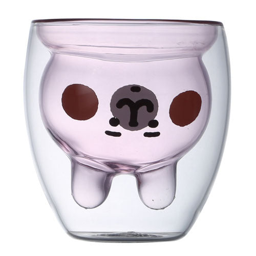 Double-layer Juice Glass Heat-resistant Double-layer Cup Coffee Cup Love Gift Bear Cup - Amazhona 