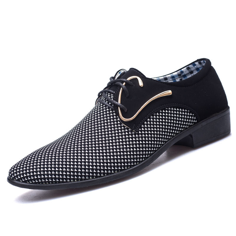 E-commerce New Men's Leather Shoes - Amazhona 