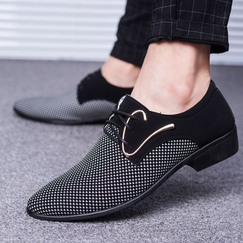 E-commerce New Men's Leather Shoes - Amazhona 