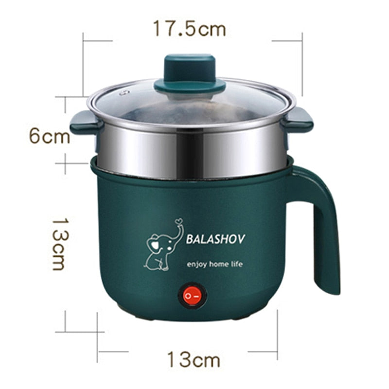 Electric Rice Cooker Non-stick Cooking Machine Single/Double Layer Hot Pot Multifunction Mini Electric Rice Cooker for Home - Amazhona 