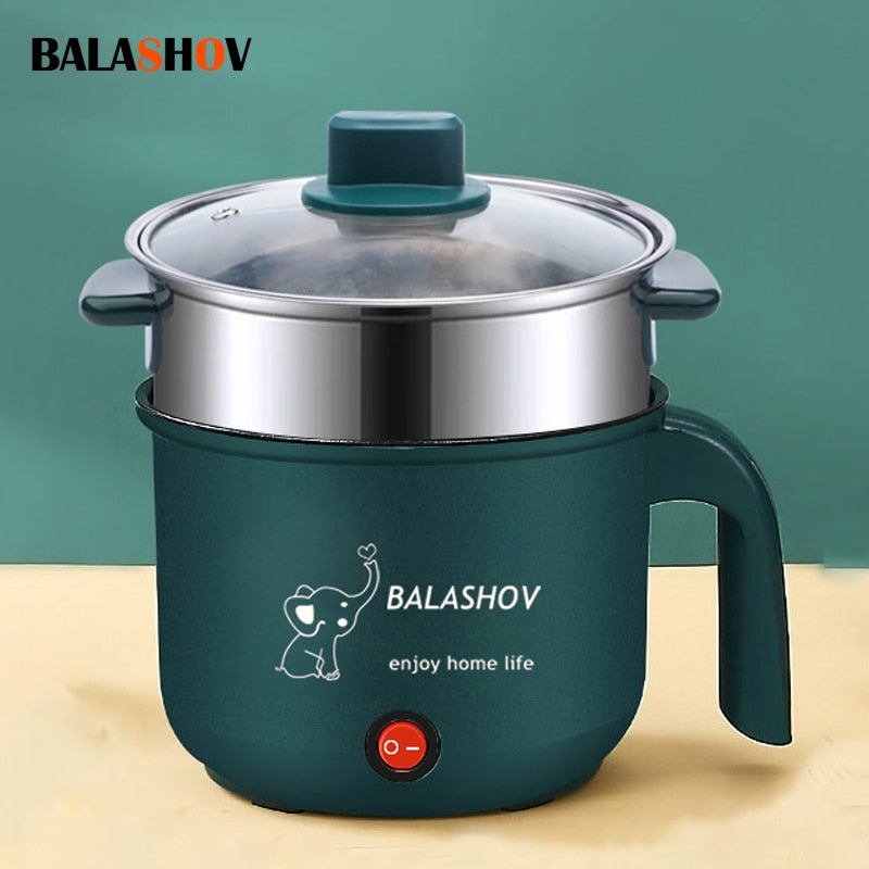 Electric Rice Cooker Non-stick Cooking Machine Single/Double Layer Hot Pot Multifunction Mini Electric Rice Cooker for Home - Amazhona 