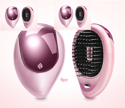 Electric Sound Wave Vibration Magnetic Massage Comb Portable Negative Ion Hair Comb - Amazhona 