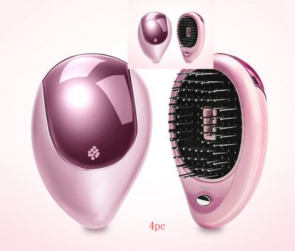 Electric Sound Wave Vibration Magnetic Massage Comb Portable Negative Ion Hair Comb - Amazhona 