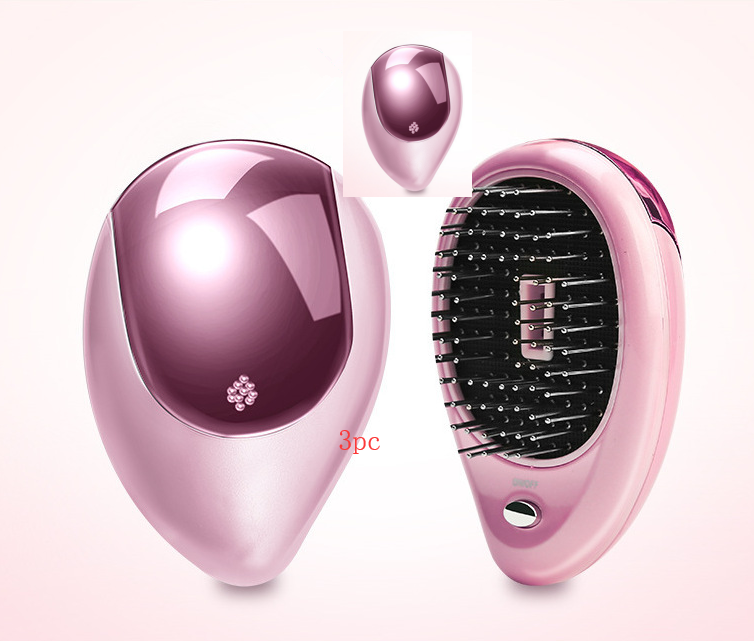 Electric Sound Wave Vibration Magnetic Massage Comb Portable Negative Ion Hair Comb - Amazhona 