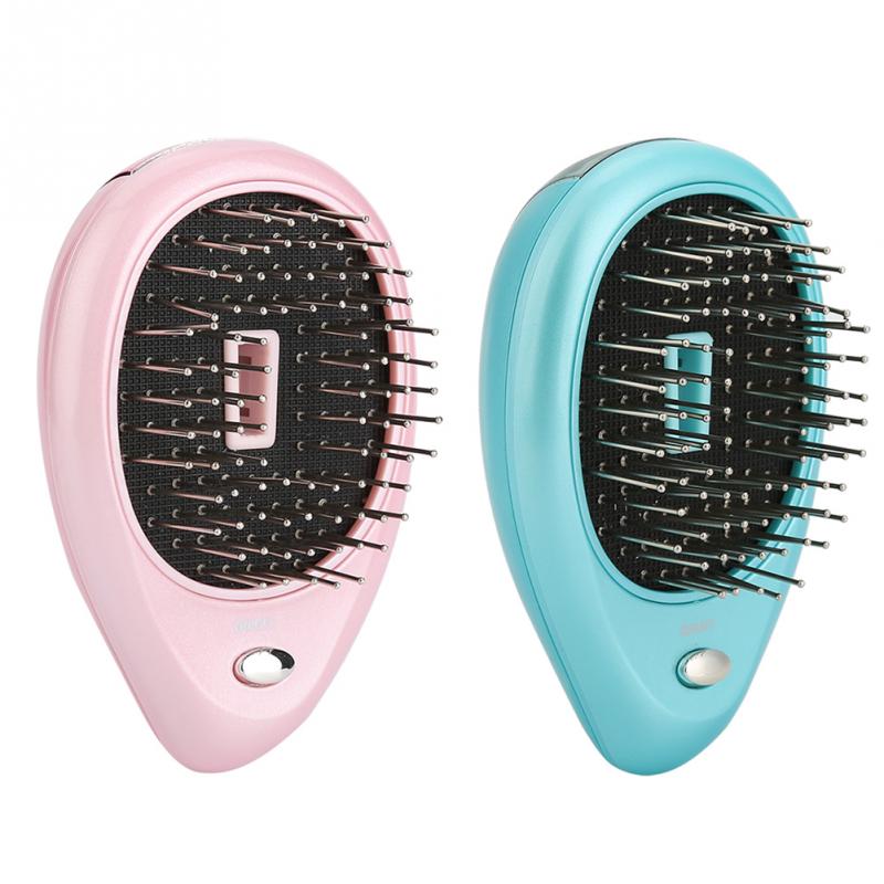 Electric Sound Wave Vibration Magnetic Massage Comb Portable Negative Ion Hair Comb - Amazhona 