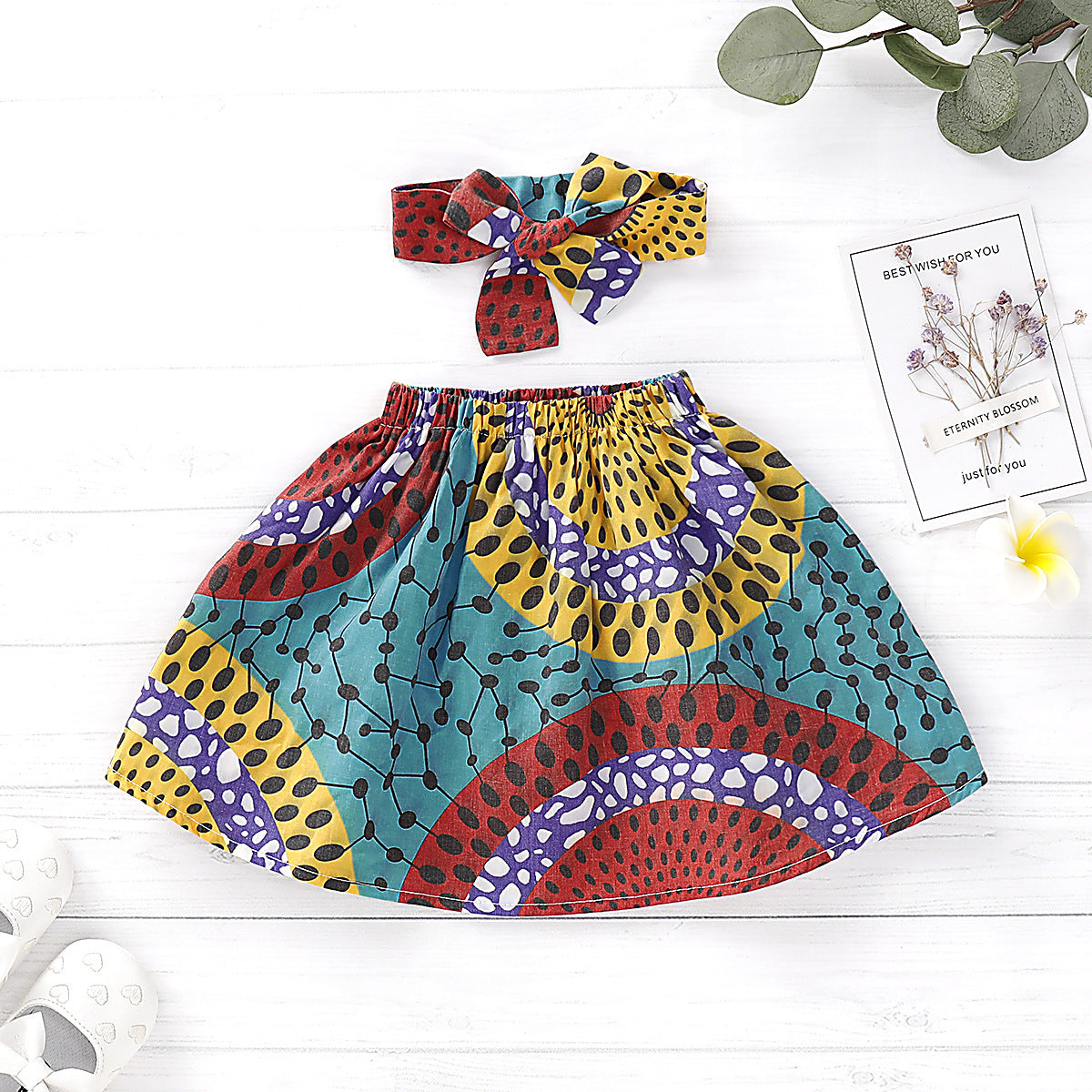 Ethnic printed girl skirt - Amazhona 