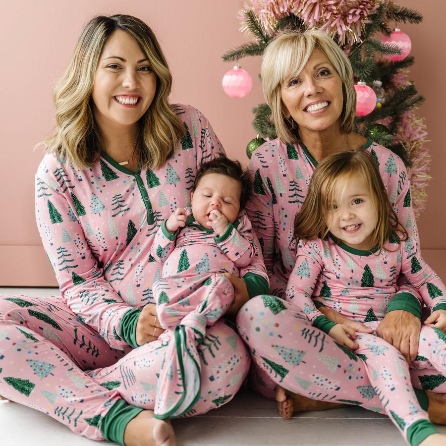 European And American Christmas Parent Child Set Printed Homewear Pajamas Two Piece Set - Amazhona 