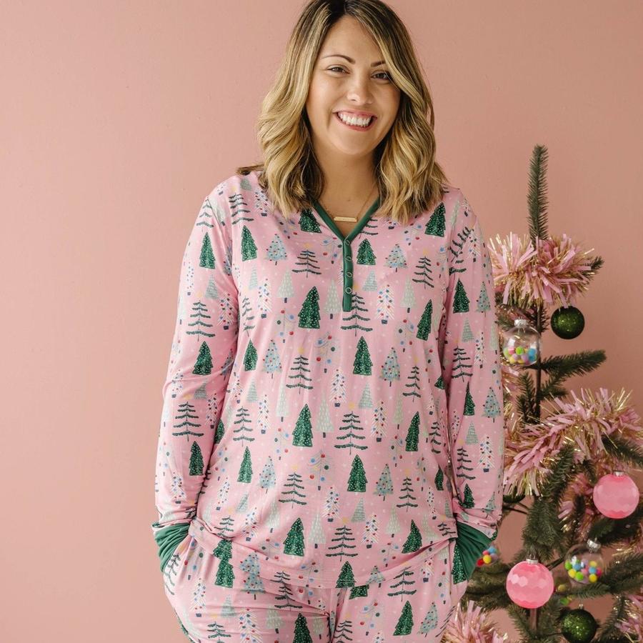 European And American Christmas Parent Child Set Printed Homewear Pajamas Two Piece Set - Amazhona 