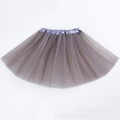 European And American Girls' Tutu Dress Princess Dress Three Layer Mesh Pengpeng Skirt Skirt Children's Ballet Dance Skirt Factory Straight - Amazhona 