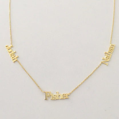 European And American Jewelry Personalized Name Necklace - Amazhona 