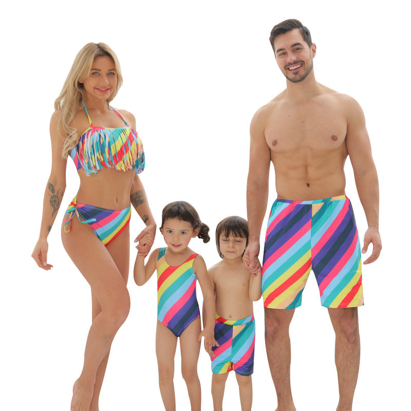 European And American Parent-Child Swimwear - Amazhona 