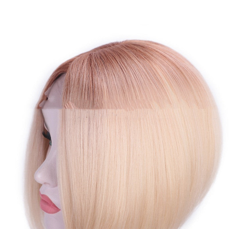 European and American front lace chemical fiber wig hood - Amazhona 