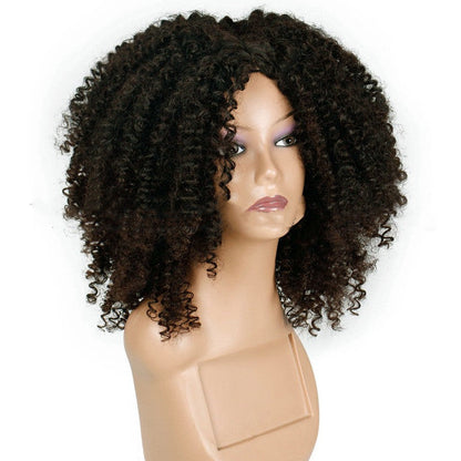 Explosion head chemical fiber wig hood - Amazhona 