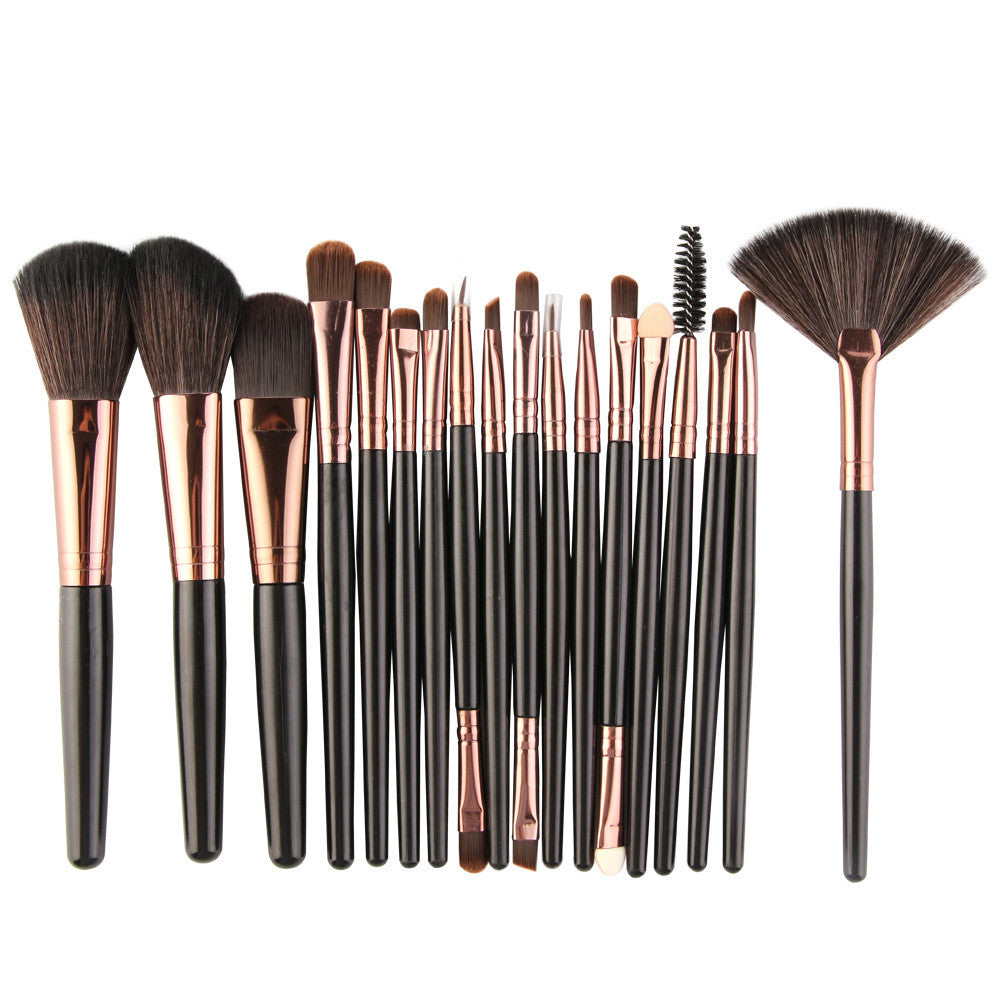 Eye Brushes, Blush Brush, Iip Brush And Fan-Shaped Makeup Brush Set - Amazhona 