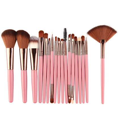 Eye Brushes, Blush Brush, Iip Brush And Fan-Shaped Makeup Brush Set - Amazhona 