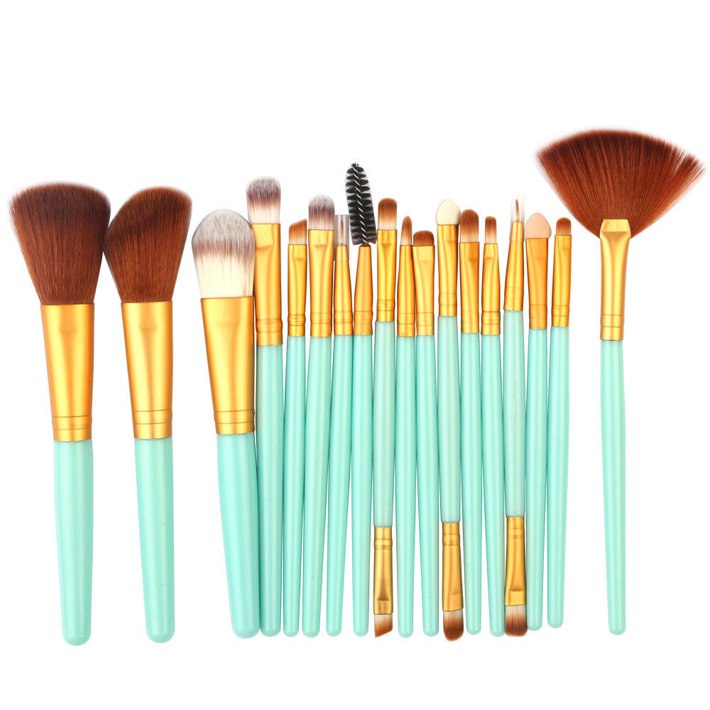 Eye Brushes, Blush Brush, Iip Brush And Fan-Shaped Makeup Brush Set - Amazhona 