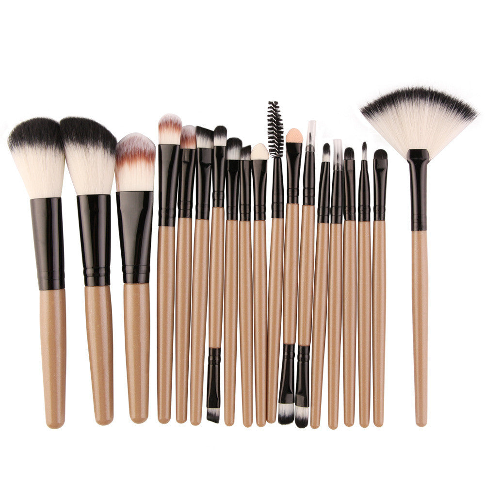 Eye Brushes, Blush Brush, Iip Brush And Fan-Shaped Makeup Brush Set - Amazhona 