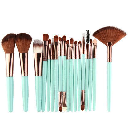 Eye Brushes, Blush Brush, Iip Brush And Fan-Shaped Makeup Brush Set - Amazhona 