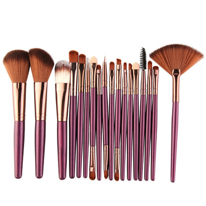 Eye Brushes, Blush Brush, Iip Brush And Fan-Shaped Makeup Brush Set - Amazhona 