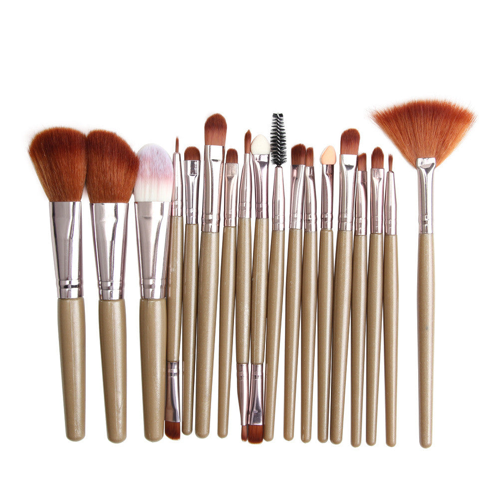 Eye Brushes, Blush Brush, Iip Brush And Fan-Shaped Makeup Brush Set - Amazhona 