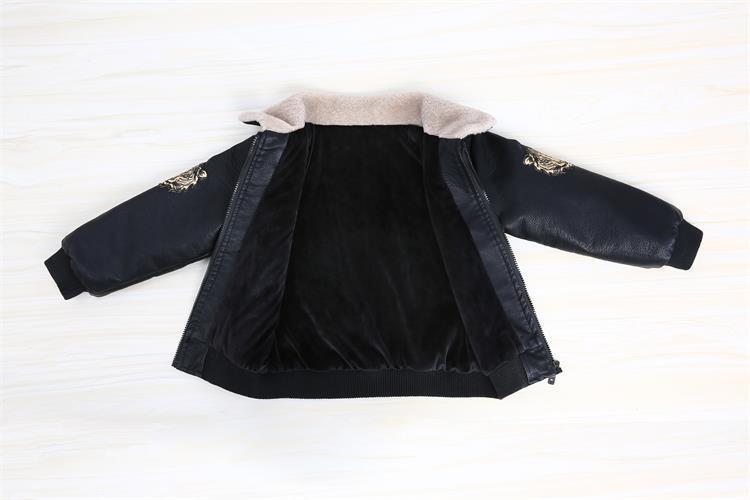 Fashion Children's Long-sleeved Plus Velvet Jacket - Amazhona 