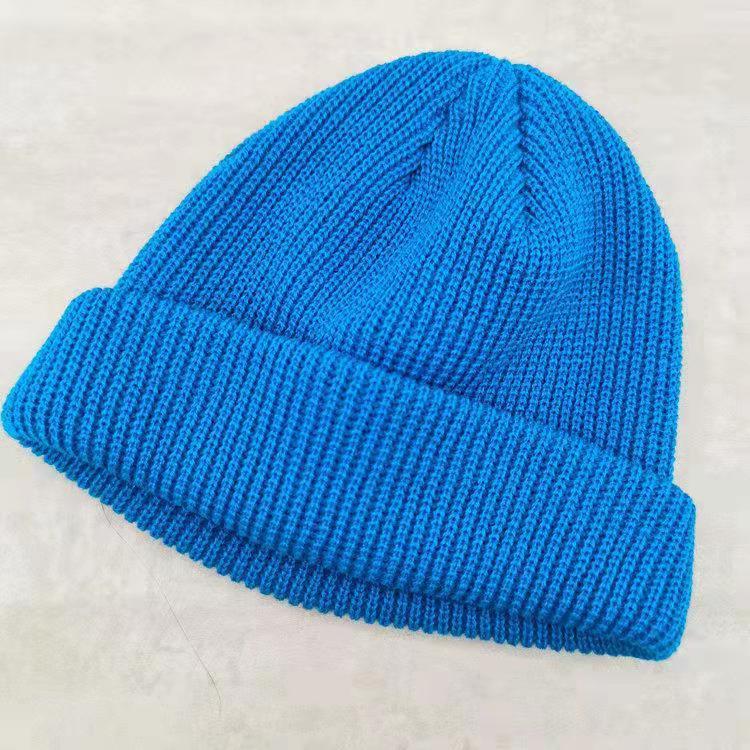 Fashion Hip Hop Beanie Knitted Hat Men Skullcap Women Winter Warm Brimless Baggy Melon Cap Cuff Docker Fisherman Beanies Hats - Amazhona 