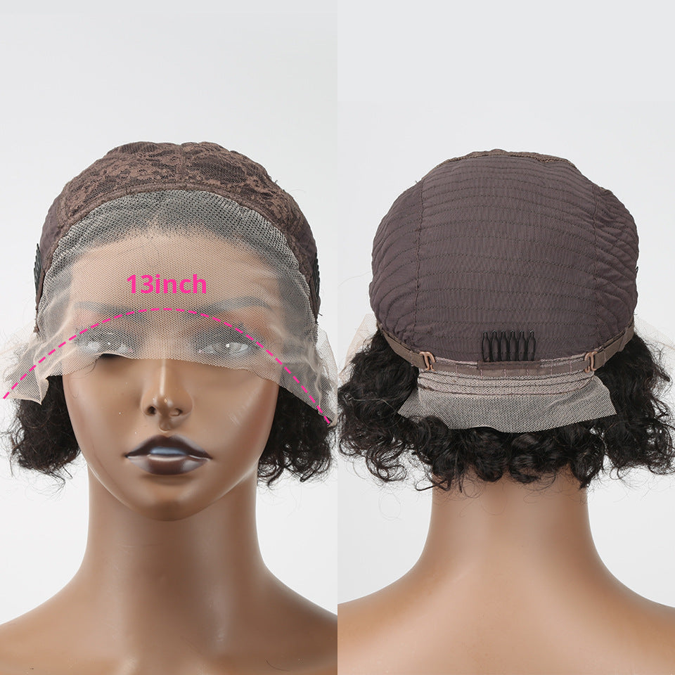 Fashion Short Real-life Lace Headgear - Amazhona 