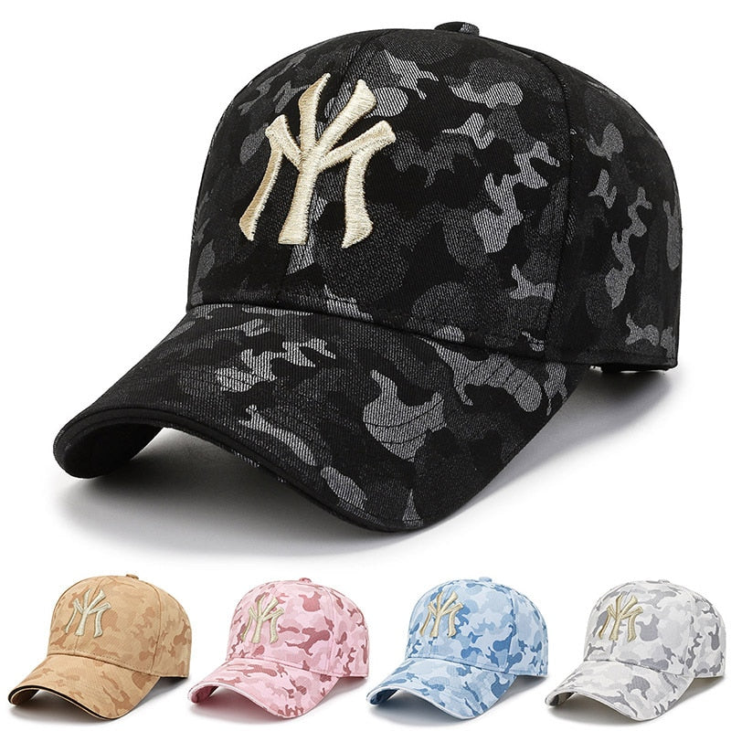 Fashion Women Men Baseball Caps Spring Autumn Male Female Camouflage Snapback Hats Black Casual Sport Hats Cap For Women Men - Amazhona 