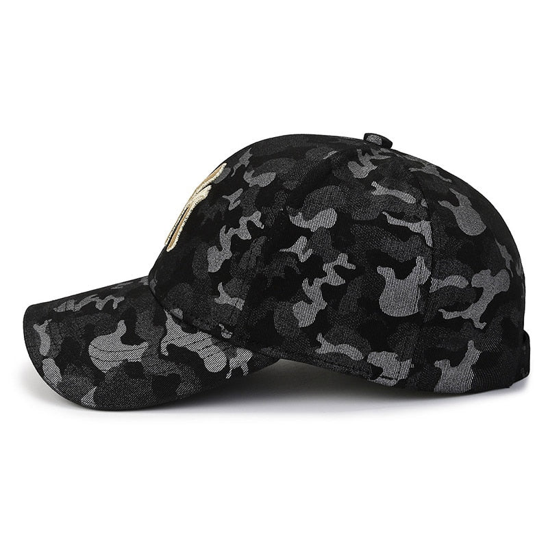 Fashion Women Men Baseball Caps Spring Autumn Male Female Camouflage Snapback Hats Black Casual Sport Hats Cap For Women Men - Amazhona 