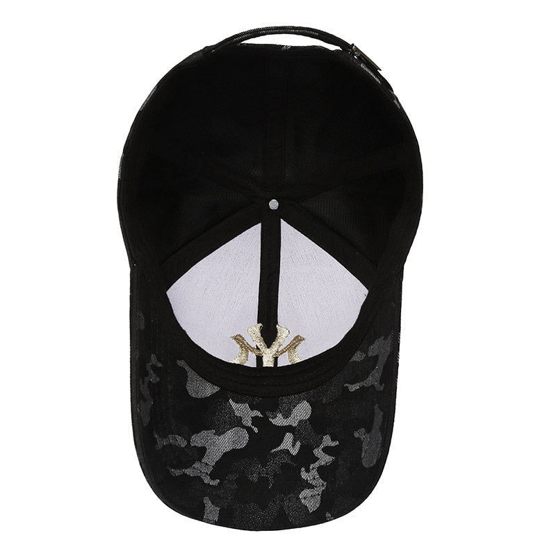 Fashion Women Men Baseball Caps Spring Autumn Male Female Camouflage Snapback Hats Black Casual Sport Hats Cap For Women Men - Amazhona 