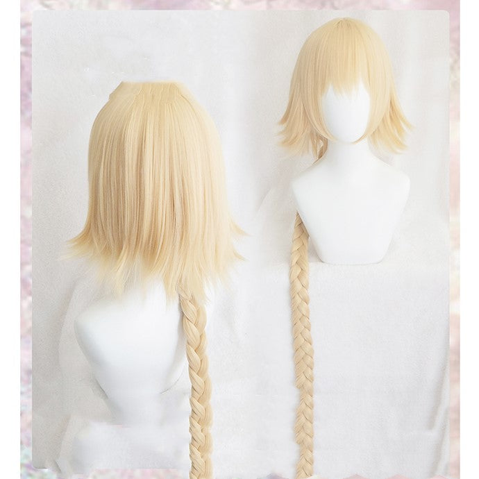 Fate Apocrypha Joan of  FGO Ruler braid cosplay wig - Amazhona 