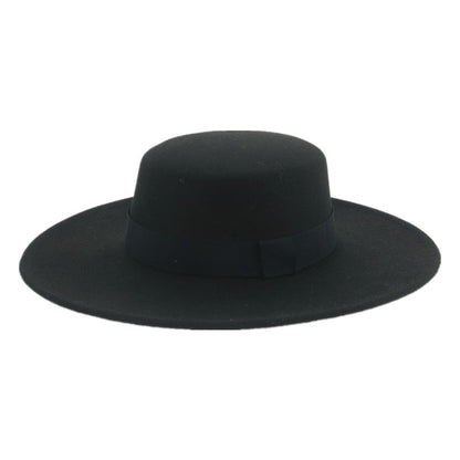 Fedora Hats for Women New 9.5cm Wide Brim Dress Men Caps Felted Hat Panama Church Wedding Ribbon Band Men Hat Sombreros De Mujer - Amazhona 