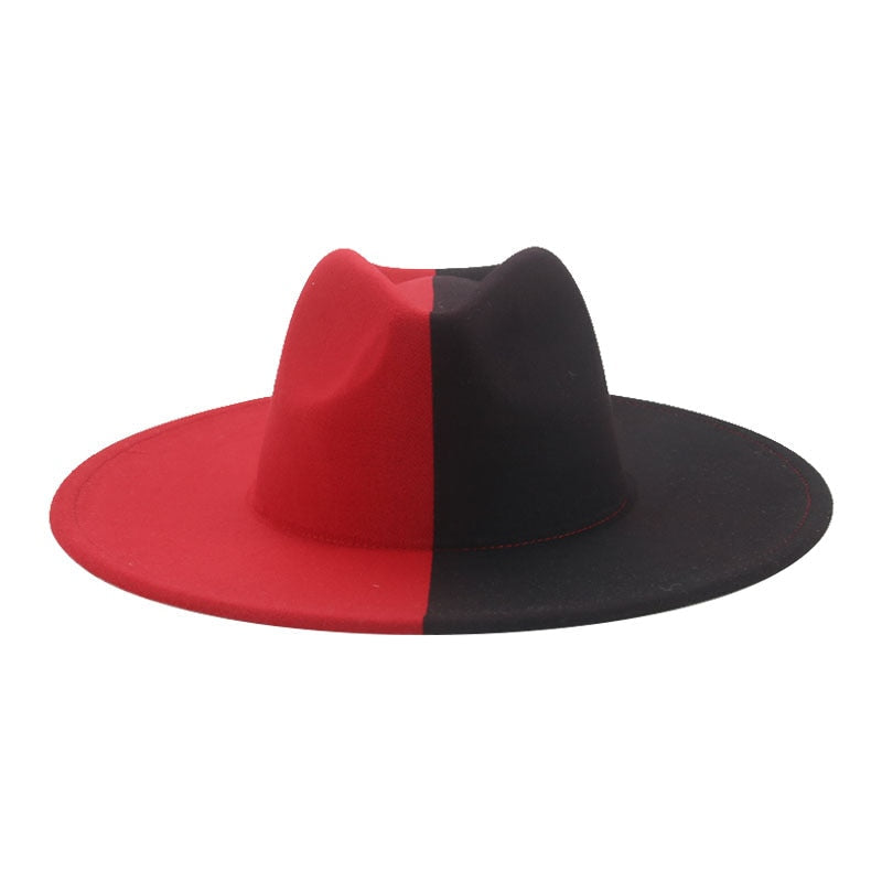 Fedora Hats for Women New 9.5cm Wide Brim Dress Men Caps Felted Hat Panama Church Wedding Ribbon Band Men Hat Sombreros De Mujer - Amazhona 