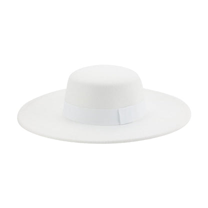 Fedora Hats for Women New 9.5cm Wide Brim Dress Men Caps Felted Hat Panama Church Wedding Ribbon Band Men Hat Sombreros De Mujer - Amazhona 