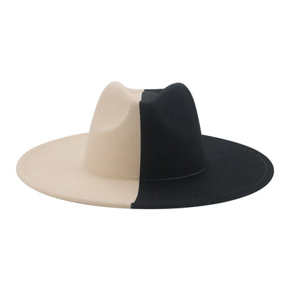 Fedora Hats for Women New 9.5cm Wide Brim Dress Men Caps Felted Hat Panama Church Wedding Ribbon Band Men Hat Sombreros De Mujer - Amazhona 