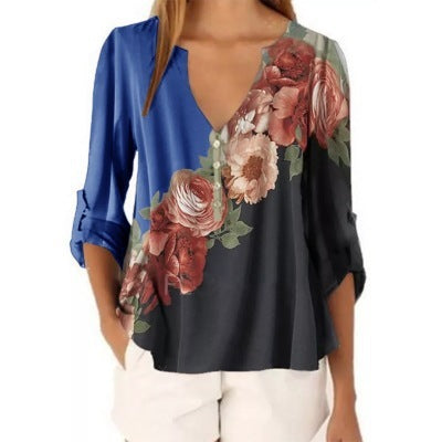 Floral print shirt - Amazhona 