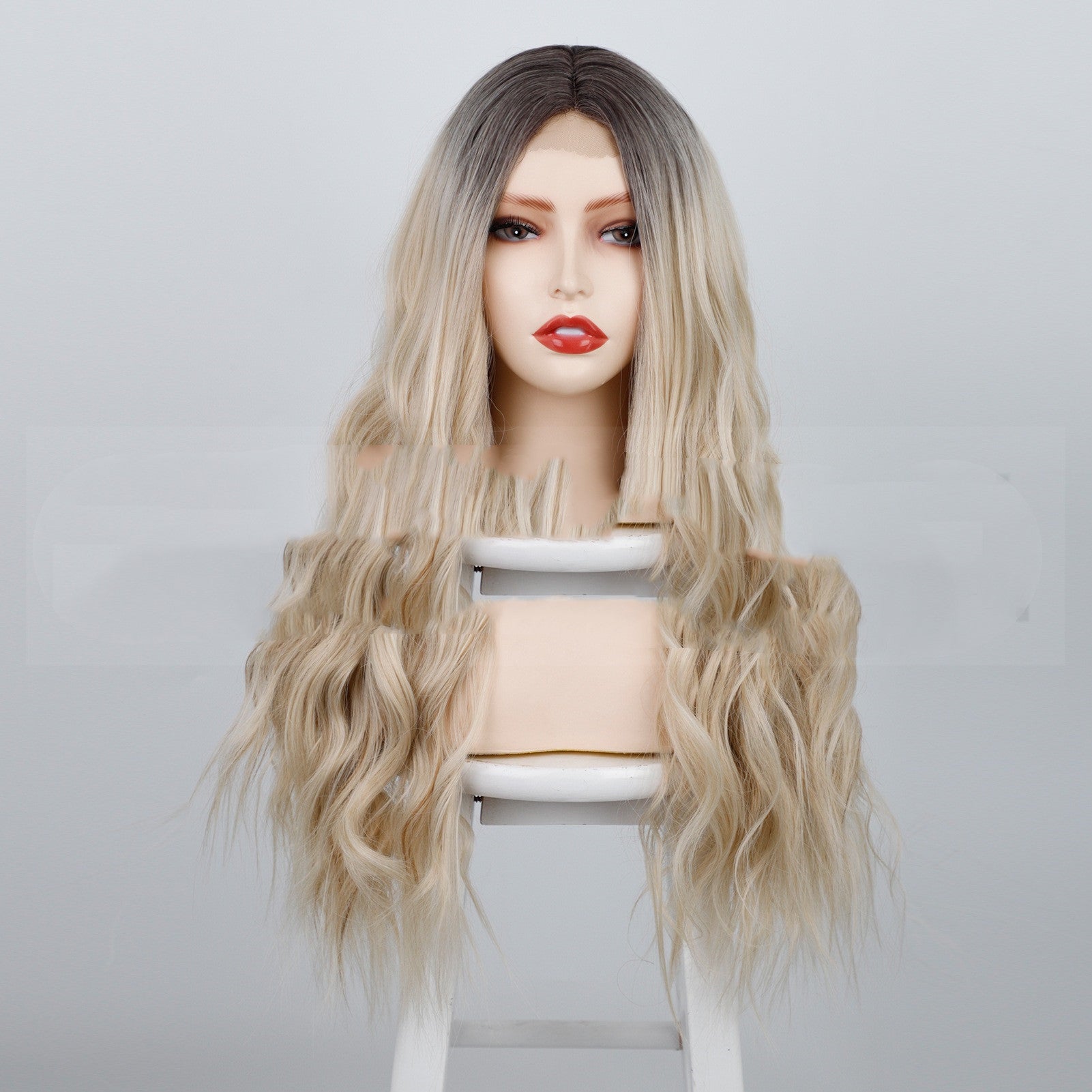 Fluffy Water Ripple Wig Headgear - Amazhona 