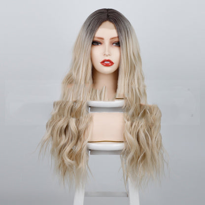 Fluffy Water Ripple Wig Headgear - Amazhona 