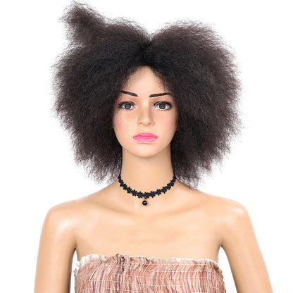 Fluffy curly hair wig - Amazhona 