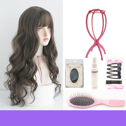 Fluffy natural big wave head set - Amazhona 