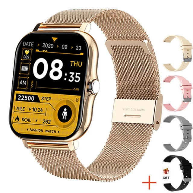 For Xiaomi Samsung Android Phone Reloj Inteligente Mujer Custom Dial Smart watch Women Bluetooth Call 2021 Smart Watch Men +Box - Amazhona 