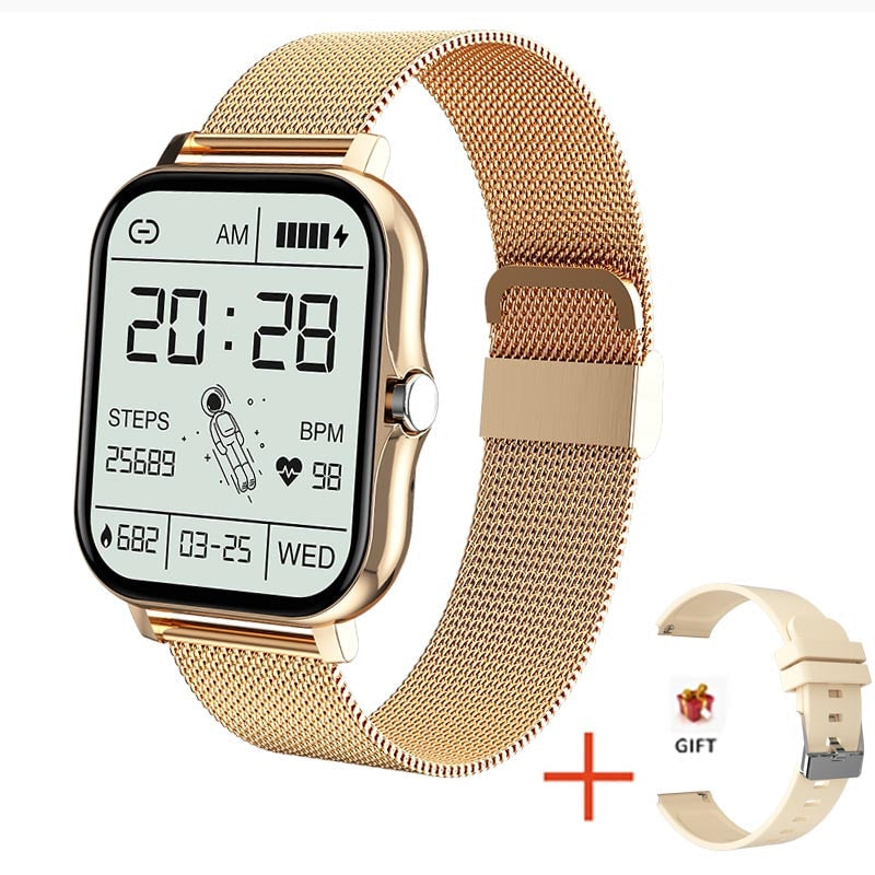 For Xiaomi Samsung Android Phone Reloj Inteligente Mujer Custom Dial Smart watch Women Bluetooth Call 2021 Smart Watch Men +Box - Amazhona 