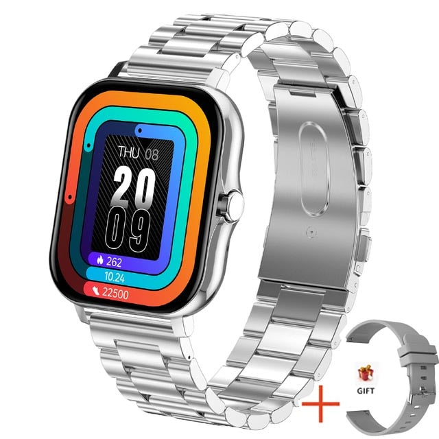 For Xiaomi Samsung Android Phone Reloj Inteligente Mujer Custom Dial Smart watch Women Bluetooth Call 2021 Smart Watch Men +Box - Amazhona 